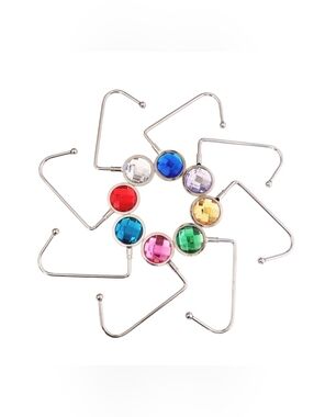 RELISTING Purse Hooks Rhinestone In Your Choice Of An Assortment Of Colors